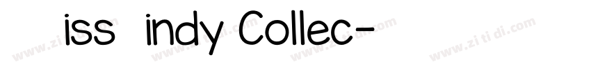 KG Miss Kindy Collec字体转换
